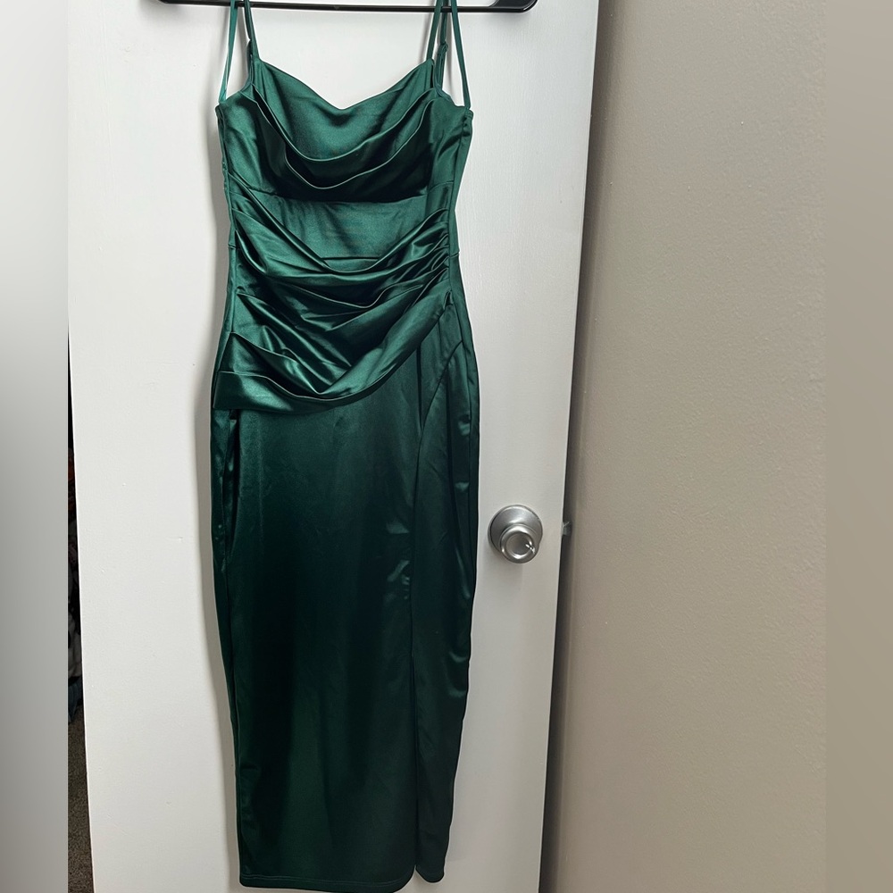 Windsor Strapless Emerald Green Dress